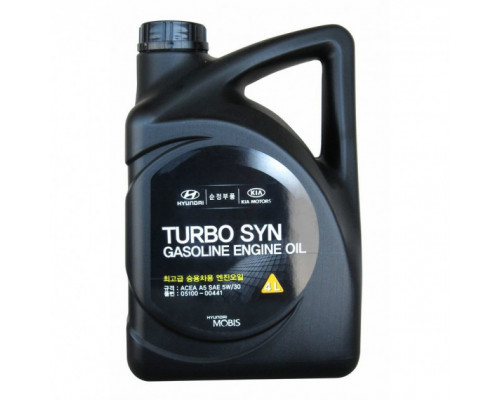 HYUNDAI Turbo syn 5W-30 (05100-00441) 4л. Масло моторное  