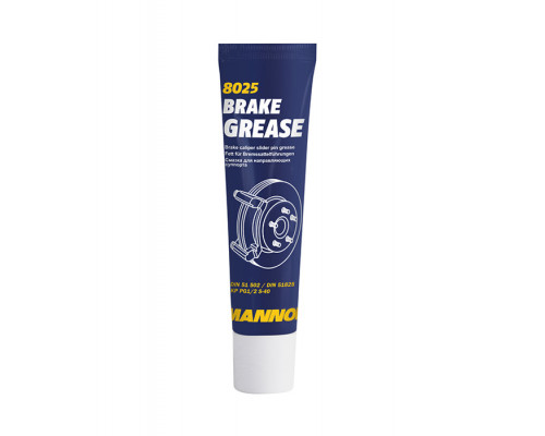 MANNOL Brake Grease Смазка для направляющих и поршня суппорта 5гр. 