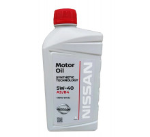 NISSAN Motor Oil SAE 5W-40 1л. KE900-90032 Масло моторное.