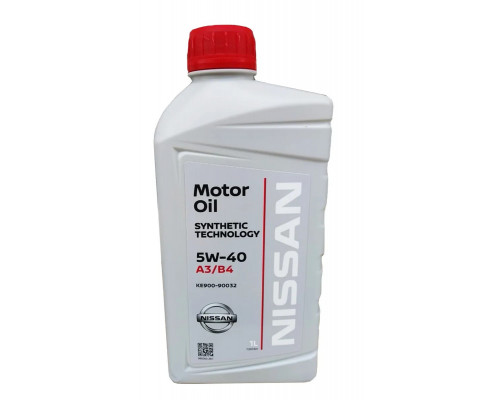 NISSAN Motor Oil SAE 5W-40 1л. KE900-90032 Масло моторное.