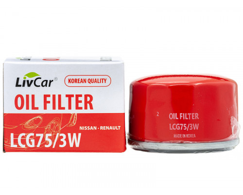 LIVCAR OIL FILTER LCG75/3W / аналог MANN W 75/3
