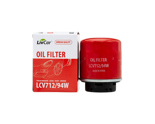LIVCAR OIL FILTER LCV712/94W / аналог MANN W 712/94
