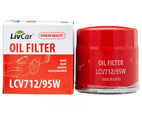 LIVCAR OIL FILTER LCV712/95W / аналог MANN W 712/95