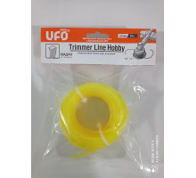 Леска для триммера нейлоновая UFO HOBBY LINE 3,0мм х 10 м (квадрат)