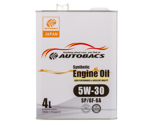 AUTOBACS ENGINE OIL SYNTHETIC 5W-30 SP GF-6A Моторное масло 4л.