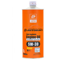 AUTOBACS ENGINE OIL Fully Synthetic DIESEL 5W-30 JASO DL-1 Масло моторное 1л.