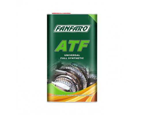 FANFARO ATF Fully synthetic Синтетическое трансмиссионное масло для АКПП 4л. (metal)