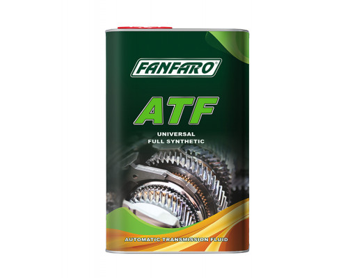 FANFARO ATF Fully synthetic Синтетическое трансмиссионное масло для АКПП 1л. (metal)