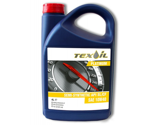 TEXOIL PLATINUM SAE 10W-40 API SL/CF Полусинтетическое моторное масло 4л.