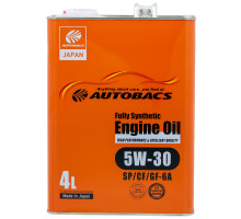 AUTOBACS ENGINE OIL Fully Synthetic  5W-30 SP/CF/GF-6A Масло моторное 4л.