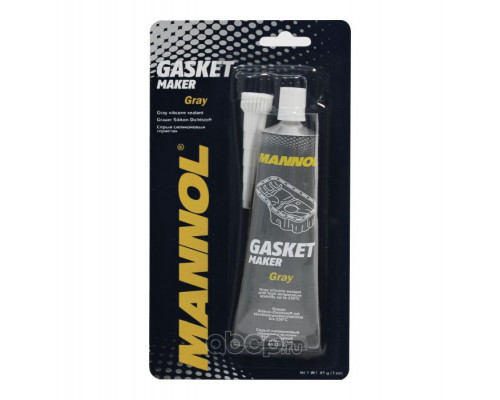 MANNOL Gasket Maker Gray Серый силиконовый герметик (от -40°C до +230°C) 85гр.