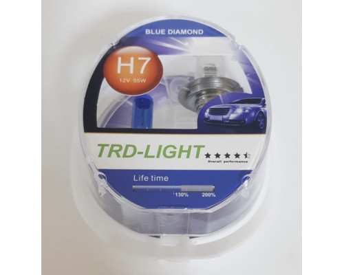 Набор TRD-LIGHT (BLUE DIAMOND 5000K) H7 12V 55W (эффект XENON) комп. 2шт.