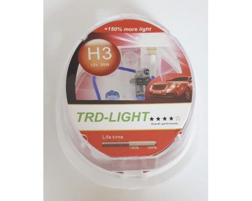 Набор галоген. ламп TRD-LIGHT +150 % H3 12V 55W комп. 2шт.
