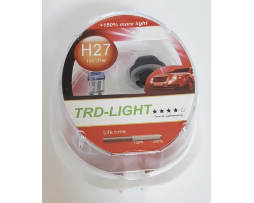 Набор галоген. ламп TRD-LIGHT +150 % H27 (881) 12V 27W комп. 2шт.