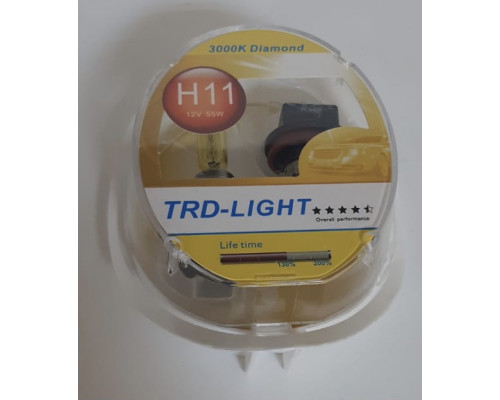 Набор галоген. ламп TRD-LIGHT  (YELLOW DIAMOND 3000K) H11 12V 55W комп. 2шт.