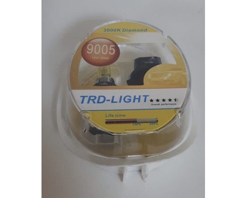 Набор галоген. ламп TRD-LIGHT  (YELLOW DIAMOND 3000K) HB3 (9005) 12V 60W комп. 2шт.