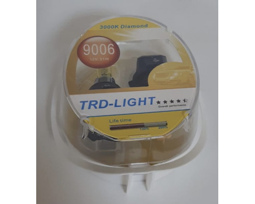 Набор галоген. ламп TRD-LIGHT  (YELLOW DIAMOND 3000K) HB4 (9006) 12V 55W комп. 2шт.