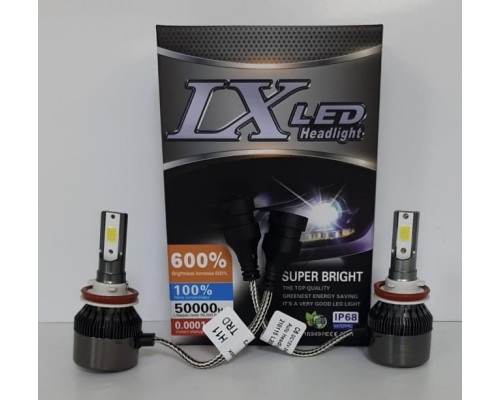 Светодиодные лампы головного света TRD LX-H11-COB 36W-8000Lm 12-24V 6000K (комплект)