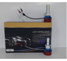 Светодиодные лампы головного света TRD Mini 8-H3-COB 18W 12V 5000K (комплект)